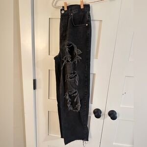 Urban outfitters (BDG) black ripped jeans